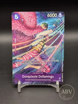 Donquixote Doflamingo PRB02-011 V2 Alt Art AA | NM I One Piece TCG | English - Image 1