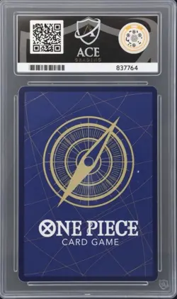One Piece EN P-037 Monkey.D.Luffy 2023 Promo Ace GEM MT 10 Card Ace Label - Image 2