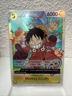 Monkey.D.Luffy OP07-109 - One Piece TCG - SR Super Rare NM English Foil - Image 1