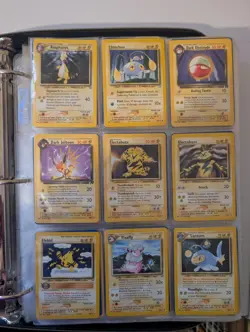VINTAGE Pokemon Card Binder Lot - Wizards of the Coast ERA - Gym, Rocket, Neo - Image 1