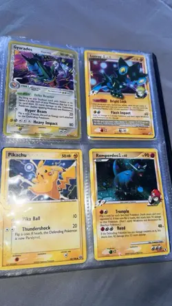 Nintendo Pokemon TCG Mixed Card Lot Gyarados Luxray Holo 2006 English - Image 1
