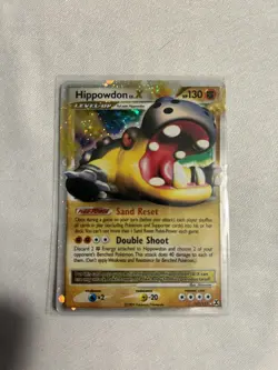 Pokemon Hippowdon LV.X Rising Rivals 107/111 Holo Rare 130 HP English Card - Image 1
