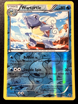 Wartortle 15/101 BW Plasma Blast Pokemon Card Reverse Holo Foil Rare Near Mint - Image 1