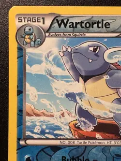 Wartortle 15/101 BW Plasma Blast Pokemon Card Reverse Holo Foil Rare Near Mint - Image 3