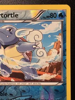 Wartortle 15/101 BW Plasma Blast Pokemon Card Reverse Holo Foil Rare Near Mint - Image 4