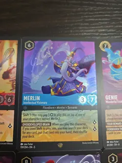 Disney Lorcana TCG Card Lot Legendary Lot Of 8 Cards 2 Foils NM Pack Fresh - Image 4