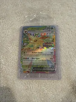 Pokemon TCG Leafeon EX 006/131 STAMPED PROMO Card Prismatic Evolutions SEALED - Image 1