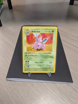 Pokemon Cards: Base Set 1st Edition Uncommon: Nidorino 37/102 #37 Shadowless - Image 3