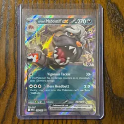 Arven's Mabosstiff Ex 139/182 STAMPED Prize Pack Series 8 Card NM - Image 1