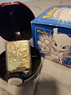Mewtwo 23K Gold Plated Pokemon Card Burger King 1999 Mint Condition - Image 2