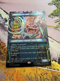 Krang, Master Mind - Showcase Teenage Mutant Ninja Turtles MTG Foil - Image 1
