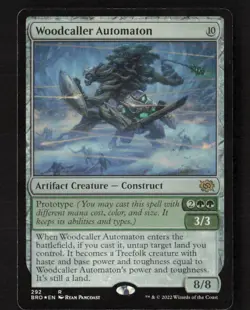 Woodcaller Automaton FOIL MTG The Brothers' War #292 Rare - Image 1