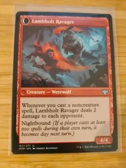 MTG Lambholt Raconteur Lambholt Ravager 167 Innistrad: Crimson Vow - Image 2
