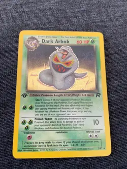 Pokemon Dark Arbok *swirl* #2 1st Edition Holo Rare Team Rocket- NM Condition - Image 1