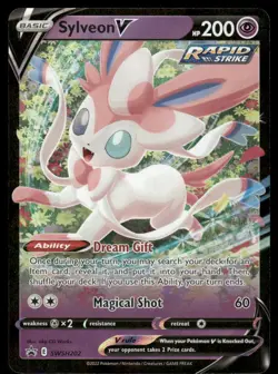 Pokemon Cards Sylveon V SWSH202 SWSH Black Star Promo NM - Image 1
