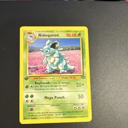 Pokemon TCG Nidoqueen 1st Edition Jungle non holo Rare 23/64 - Image 1