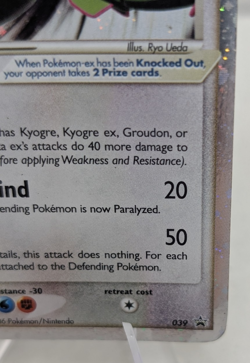 Pokemon Black Star Promo Rayquaza Ex 039 Holo Rare HP/DMG - Image 4