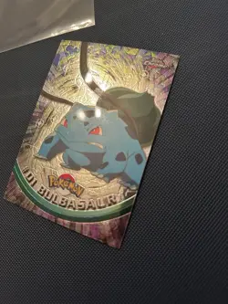 Pokemon Topps Chrome 2000 TV Animation Red Label - Bulbasaur #01 NM/LP+ - Image 4
