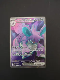 Pokemon TCG Team Rockets Nidoking EX Destined Rivals Card 216/182 NM - Image 1