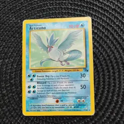Articuno 17/62 Non Holo Fossil Set Rare Pokemon Card WOTC MP - Image 1
