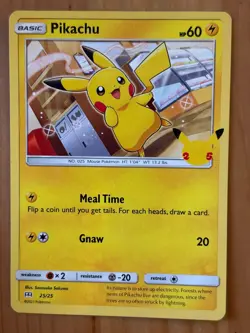 Pikachu 25/25 Promo LP - McDonald's Collection 2021 - Pokemon TCG - Image 1