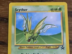 Pokemon Wotc Black Star Promo # 45 SCYTHER **not played** - Image 2