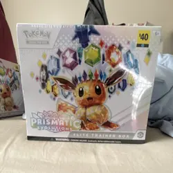 Pokemon Scarlet & Violet Prismatic Evolutions Elite Trainer Box Eevee English - Image 1