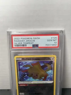 Pokemon TCG - RADIANT JIRACHI -120/195 -Silver Tempest ✨ Radiant Rare -PSA 10! - Image 2
