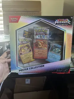 Pokemon TCG: Scarlet & Violet Prismatic Evolutions Poster Collection Box - Image 1