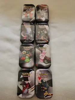 Pokemon TCG Unova Mini Tin (Set Of 8) Black Bolt & White Flare SEALED FAST SHIP - Image 5