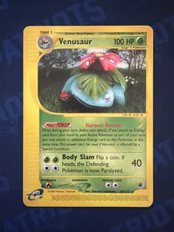 Venusaur 68/165 Expedition Non-Holo Rare Pokemon TCG VLP - Image 1