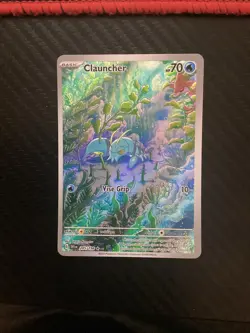 Pokemon Clauncher Scarlet Violet Base 205/198 Holo Illustration Rare Near Mint - Image 1