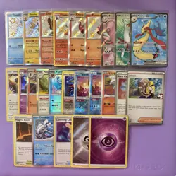 TCG Pokemon English & JP Lot of 25: Radient, Prize Pack, baby shiny, FA, Promo - Image 1