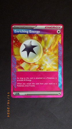 Pokemon-Surging Sparks ACE SPEC Rare, Enriching Energy #191 Never Played...NM-M - Image 1