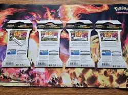 Pokemon Darkness Ablaze Sleeved Booster Packs Lot Of 4 Sealed Art Set - Image 2