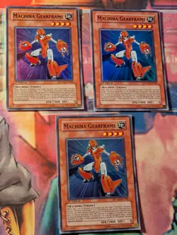 Machina Gearframe SDMM 1st LP x3 Yugioh - Image 1
