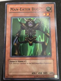 Yugioh Man Eater Bug LOB-108 Ultra LP/MPU - Image 1