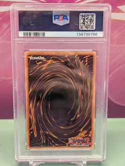 2002 Yu Gi Oh Left Arm Of The Forbidden One Unlimited LOB-123 PSA 8 - Image 2