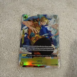 Sanji ST29-004 Parallel Starter Deck Promo One Piece Card English FAST Ship - Image 1