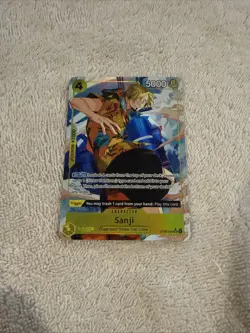 Sanji ST29-004 Parallel Starter Deck Promo One Piece Card English FAST Ship - Image 1