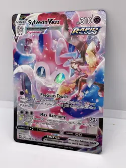 Sylveon VMAX TG15/TG30 Swsh09: Brilliant Stars Trainer Gallery Holo Pokemon Card - Image 3