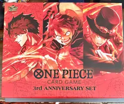 ONE PIECE Card Game 3rd ANNIVERSARY 5Set Don Box Case Power Counter Sleeve READ - Image 1