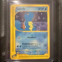 Pokemon Card - Squirtle Expedition 132/165 Common - NM - Image 1