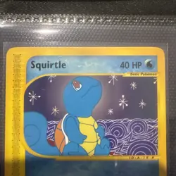 Pokemon Card - Squirtle Expedition 132/165 Common - NM - Image 2