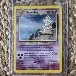 Pokemon TCG Slowking Neo Genesis Holo Rare Card 14/111 English - Image 1