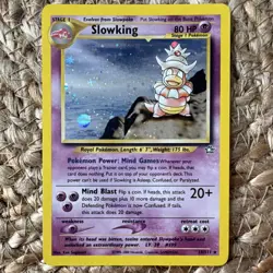 Pokemon TCG Slowking Neo Genesis Holo Rare Card 14/111 English - Image 3
