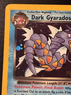 Prerelease Dark Gyarados 8/82 Team Rocket Pokemon Card Holo Foil Rare HP - Image 3
