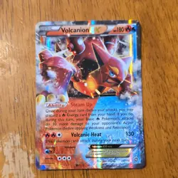 Pokemon Volcanion EX XY Steam Siege 26/114 English Holo Rare EX 180 HP Holo Card - Image 1