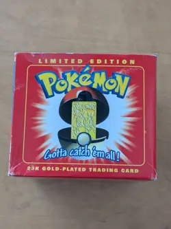Pokemon Charizard 23K Red GoldPlated Burger King Trading (Pokeball, Card Sealed) - Image 5