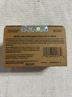 MTG Secret Lair Commander Deck: From Cute to Brute - NIB/Factory Sealed 195166221779 - Image 2